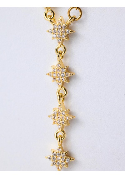 Jimmy Key Jimmy Key Altın Rengi Yıldız Detaylı Zarif Y Kolye 6sw428828150