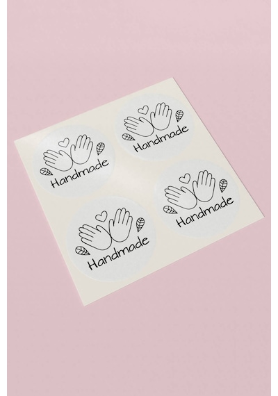 Handmade El Yapımı Sticker 3x3cm St2375 Çok Renkli