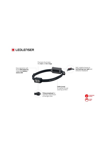 Led Lenser Neo3 White Koşu Feneri Beyaz