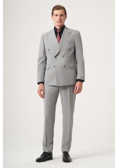 İmza Siyah-beyaz Kırlangıç Yaka Kruvaze 6 Drop Slim Fit Tam Astar Esnek Takım Elbise 1001260902 Siyah - Beyaz İmza Siyah-beyaz Kırlangıç Yaka Kruvaze 6 Drop Slim Fit Tam Astar Esnek Takım Elbise 1001260902 Siyah - Beyaz
