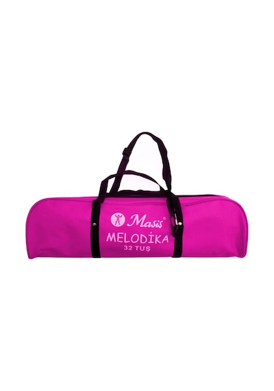 Pembe 32 Tuşlu Melodika Bez Çantalı Pembe