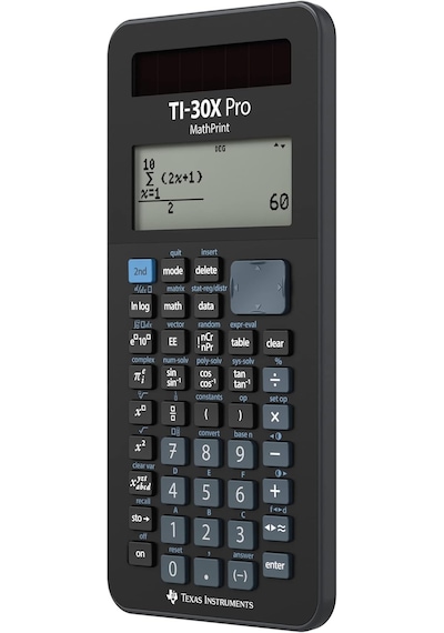 Texas Instruments Tı-30x Pro Mathprint Hesap Makinesi Siyah