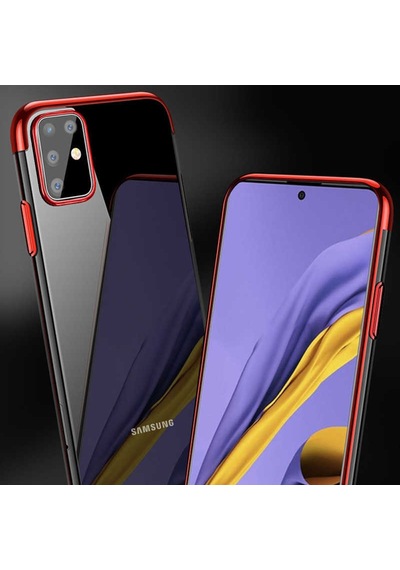 Galaxy S20 Plus Kılıf Zore Dört Köşeli Lazer Silikon Kılıf
