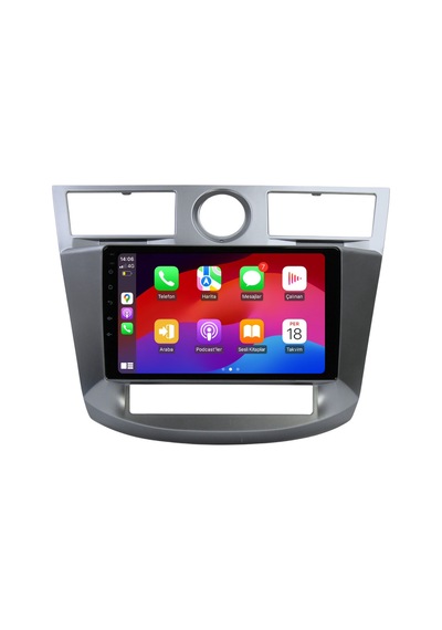 Chrysler Sebring Araç Multimedya Android Ekran Carplay Double Teyp 4+64 9" 07-10 Silver Fımex 9"