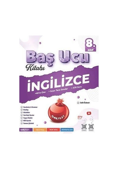 8. Sınıf İngilizce Baş Ucu Kitabı Nartest Yayınları