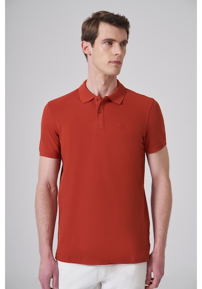 Morven Erkek Tarçın Basic Polo Yaka Dynamic Fit T-shirt 26yc018007850 Tarçın