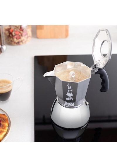 Bialetti - Brikka İndüksiyon: 4 Cups Ocak Üstü Bol Köpüklü Espresso Pişirici - 170ml - Alt Hazne: Dış Paslanmaz Çelik İç Alüminyum - Patentli Güvenlik Valfi - İndüksiyon Ocak Türleri İçin Uygundur Sk Bialetti - Brikka İndüksiyon: 4 Cups Ocak Üstü Bol Köpüklü Espresso Pişirici - 170ml - Alt Hazne: Dış Paslanmaz Çelik İç Alüminyum - Patentli Güvenlik Valfi - İndüksiyon Ocak Türleri İçin Uygundur Sk