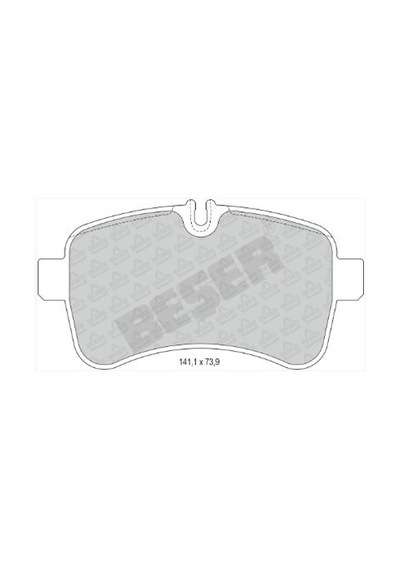 Beser Arka Fren Dısk Balata Daıly Iv 06 Daıly V 11 Tum Modeller 05 / 06 AOD-BESER 4092