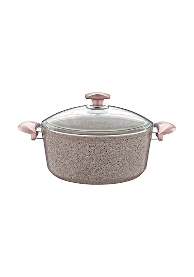 3110 2 Parça Bio Granit Derin Tencere 22x11,5 Cm Gri Grİ