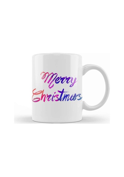 Yılbaşı Yeni Yıl Konseptli Merry Christmas 08 Kupa Bardak Porselen Karışık