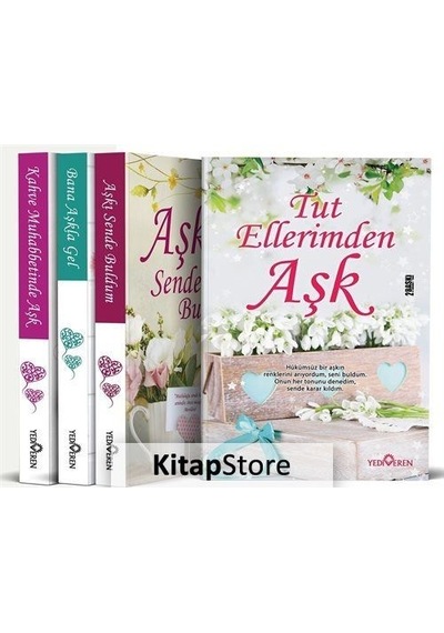 Aşk Kitapları  Seti-4 Kitap Takım - Akif Bayrak - Yediveren Yayınları
