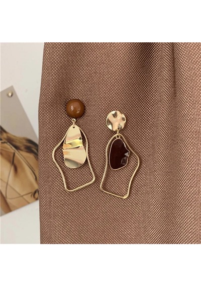Girift Vintage Ceris Gold Retro Tarz Su Damlası Küpe Gold