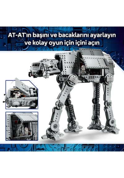 LEGO® Star Wars™ İmparatorluk Kalıntısı AT-AT™ ile INT-4 75454 - 10+ Yaş için 7 Karakter İçeren Oyuncak Yapım Seti (1453 Parça)