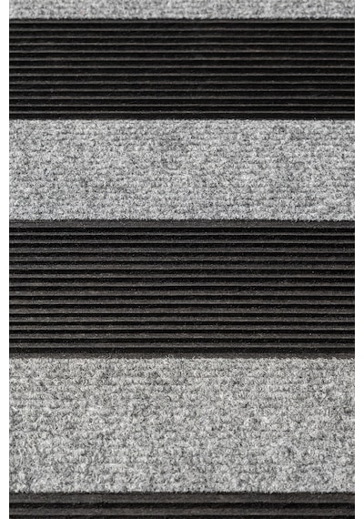 Ps035a Gri Kaymaz Taban Nem Alıcı Toz Alıcı Kapı Önü Paspası Uv Dayanıklı 45x70 Cm