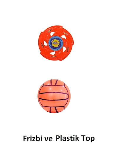Frizbi Oyun Seti Çeşitleri atlama İpi - Plastik Top Frizbi ve Popit