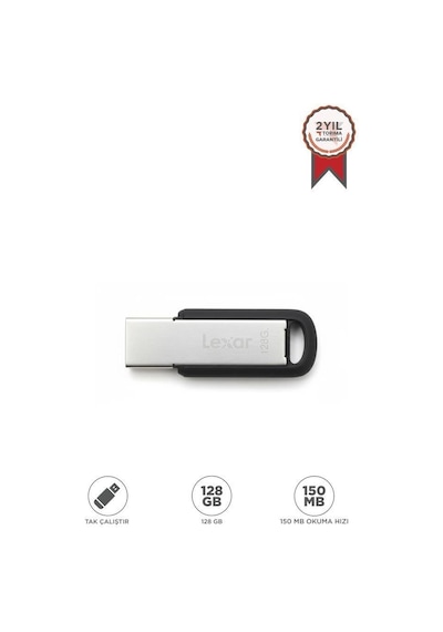 Premium Yedekleme Öğrenci Çalışma Lexar Metal Usb 3.2 Gen1 Flash Bellek 150 Mb/s 128 Gb M400