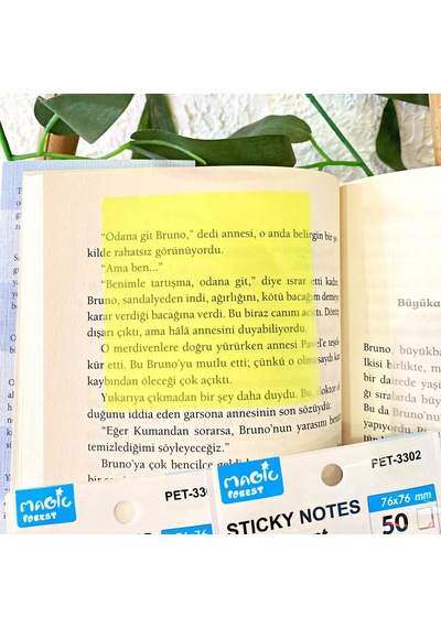 Şeffaf Post-it 76x76 - 50 Yaprak Renksiz