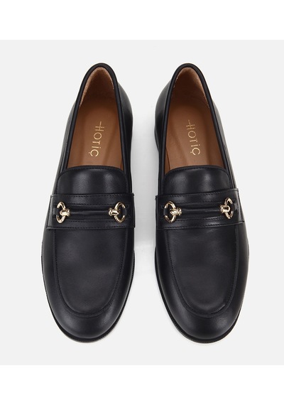 Hotiç Kadın Deri Siyah Tokalı Klasik Loafer 01ayh321320a100 01ayh321320a100