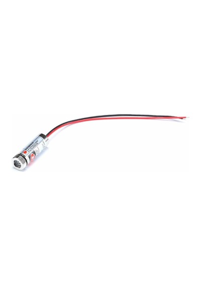 5mw 650nm Kırmızı Çizgi Lazer Modül Lens İle Odak Ayarlı 12mm Çap