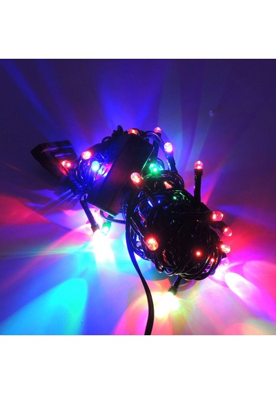 İç Mekan Led Aydınlatma Rgb Animasyonlu Siyah Kablo 5m İp Yılbaş