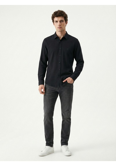 LOFT Regular Fit Erkek Gömlek U.kol Lf2042853 Q1.v1 Siyah LOFT Regular Fit Erkek Gömlek U.kol Lf2042853 Q1.v1 Siyah