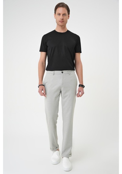 Efor Comfort Fit Beli Lastikli Gri Jogger Pantolon P 1183 Gri