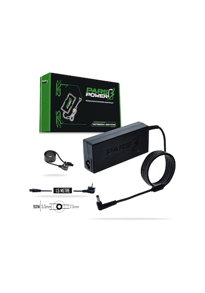 Pars Power Prs-001 Notebook Adaptör Toshıba 90w / Casper & Msı Standart Uyumlu