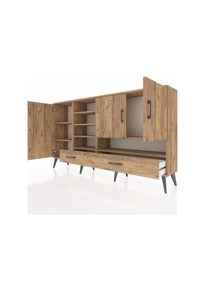 Arges Konsol 8 Raflı 2 Çekmeceli 3 Kapaklı 176x30x99 Çam-çam Atlas Çam - Atlas Çam Arges Konsol 8 Raflı 2 Çekmeceli 3 Kapaklı 176x30x99 Çam-çam Atlas Çam - Atlas Çam