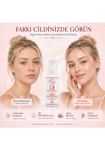 Dejowi V50 Premium Yaşlanma Karşıtı Yoğun Nemlendirici Ve Bariyer Destekleyici Yüz Kremi 100 Ml