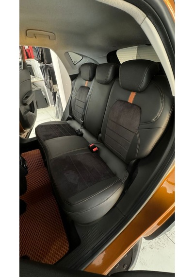 Renault Captur 2021 2024 Arası Uyumlu Arka Sırt 2 1 Oto Koltuk Kılıfı