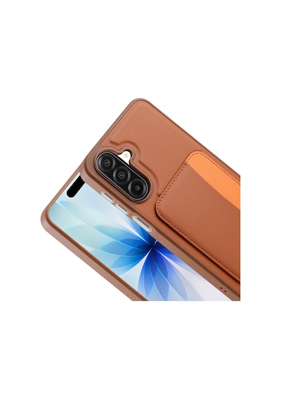 Galaxy Uyumlu A17 Kılıf Kartlıklı Zore X-kart Silikon Kapak - Siyah Siyah