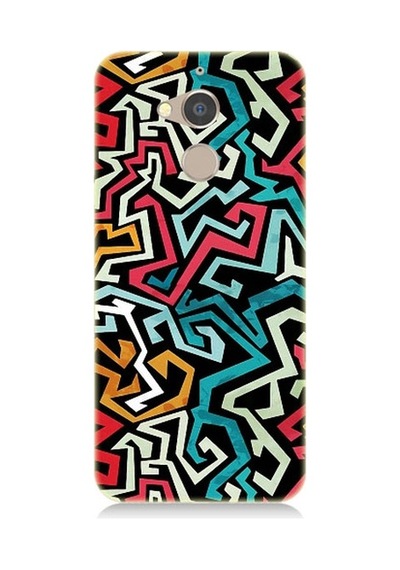 General Mobile Gm 8 Uyumlu Pop Art Grafiti Grunge Desenli Silikon Kılıf