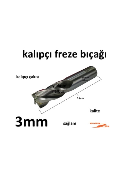 Kalıpçı Freze 3mm Kalıpçı Bıçak