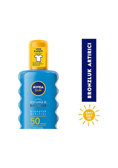 Nivea Sun Güneş Spreyi Koruma&bronzluk Spf 50 200 Ml