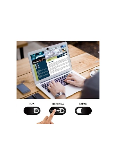 Kriko Webcam Cover Notebook Ve Telefon Kamera Kapatıcı Koruyucu