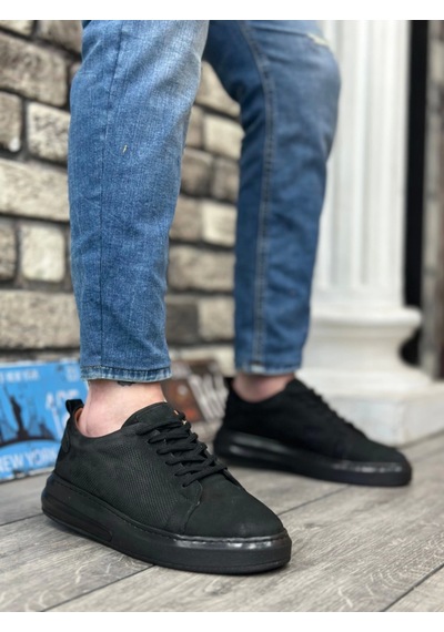 Ba0336 İçi Dışı Hakiki Nubuk Deri Siyah Tabanlı Bağcıklı Casual Erkek Ayakkabı Siyah2 Ba0336 İçi Dışı Hakiki Nubuk Deri Siyah Tabanlı Bağcıklı Casual Erkek Ayakkabı Siyah2