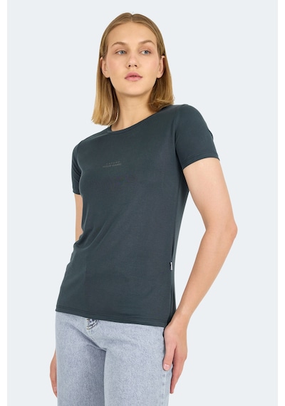 Slazenger Paytons 3 Lü Set Kadın Tişört Ekru - Bordo - Antrasit