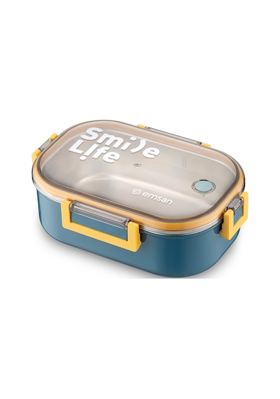 Emsan Smile Life Lunch Box Mavi Renksiz
