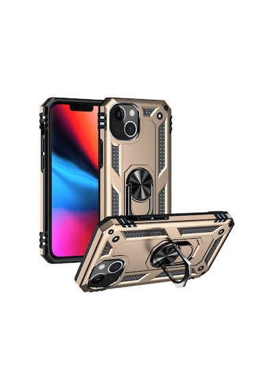 Apple Uyumlu iPhone 13 Mini Kılıf Zore Vega Kapak-Siyah