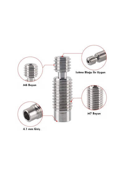 M6-M7 Setli Teflonlu Barrel(3X2 Teflonlu)
