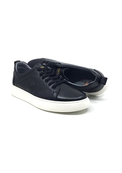 Luis Figo Hakiki Deri Erkek Sneaker Ayakkabı Ckr01019 Siyah - Beyaz