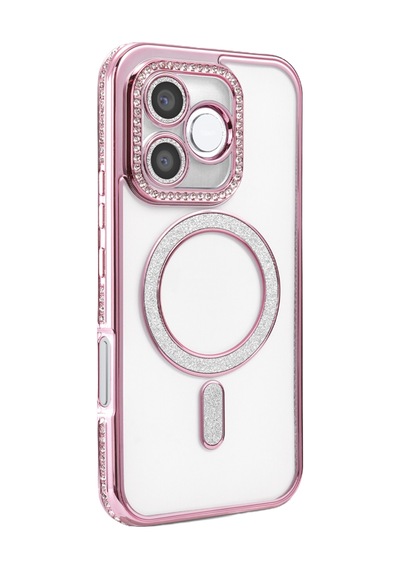 Huawei Honor 600 Lite Joke Simli Magneticsafe Kılıf - Pembe Çok Renkli