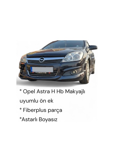 Opel Astra H Hb Ön Tampon Eki Makyajlı Kasa Uyumlu - 845917703