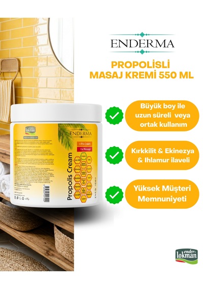 Propolisli Masaj Kremi 550ml
