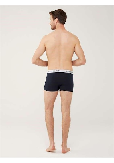 U.S. Polo Assn. 80451 Erkek Tekli Cepli Boxer 001