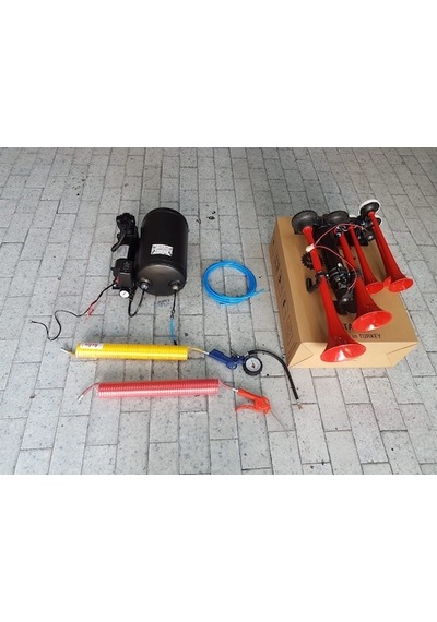 Dadan Yankılı Havalı Hido Korna Otomatik Sistem Ful Set