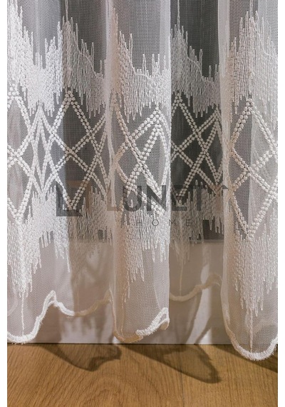 Kuleli Sık Pileli 1x3 Tül Perde, 220 X 250 Çok Renkli