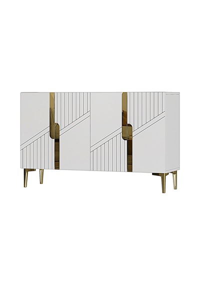 Ka1228bg Evva120 Konsol, Kahve Köşesi Ve Tv Sehpası, Çok Amaçlı Dolap Beyaz - Gold 120cm Ka1228bg Evva120 Konsol, Kahve Köşesi Ve Tv Sehpası, Çok Amaçlı Dolap Beyaz - Gold 120cm