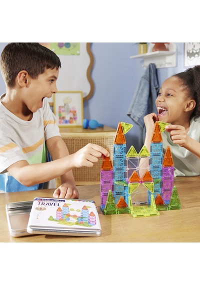 Magna-tıles - Travel Set - Seyahat Seti - 55 Parça