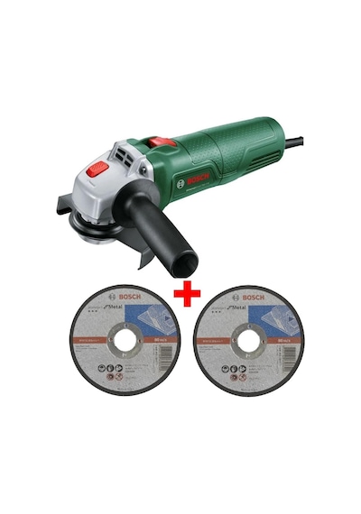 Bosch 750 Watt 115 MM Spiral Avuç İçi Taşlama Sipral + 2 Adet Metal Kesme Diski